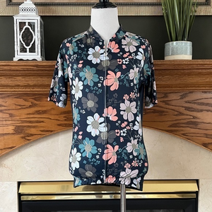 Weimostar Women’s Full Zip Floral Cycling Jersey Sz.‎ M NWOT